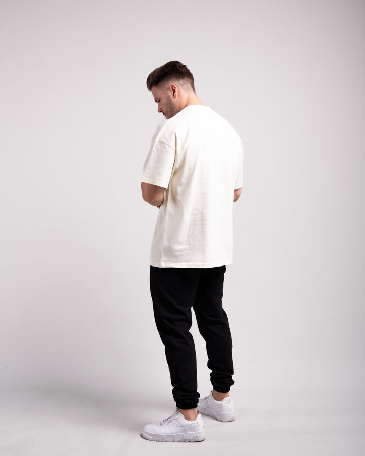 Oversized Tee (Cream) - HQ Basics - Athletic Aesthetics