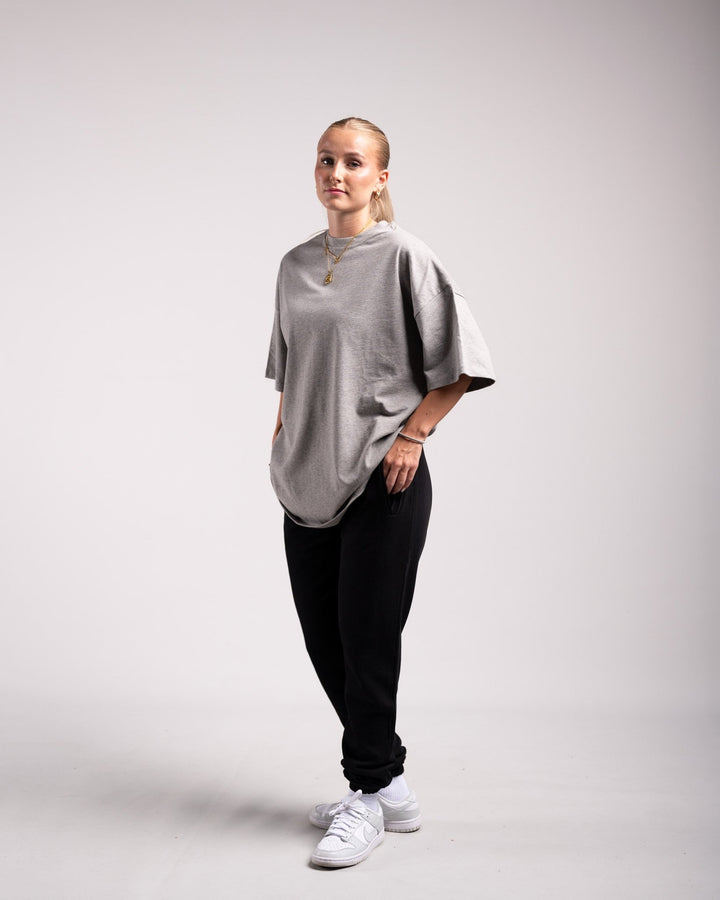 Oversized Tee (Grey Marl) - HQ Basics - Athletic Aesthetics