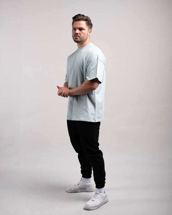 Oversized Tee (Mint Blue) - HQ Basics - Athletic Aesthetics