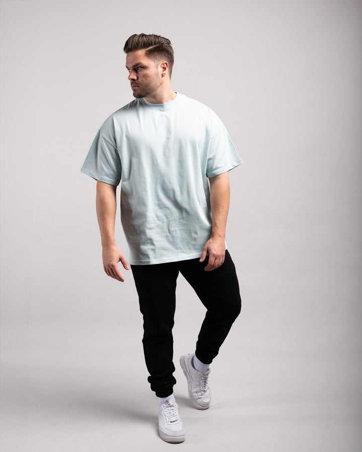 Oversized Tee (Mint Blue) - HQ Basics - Athletic Aesthetics