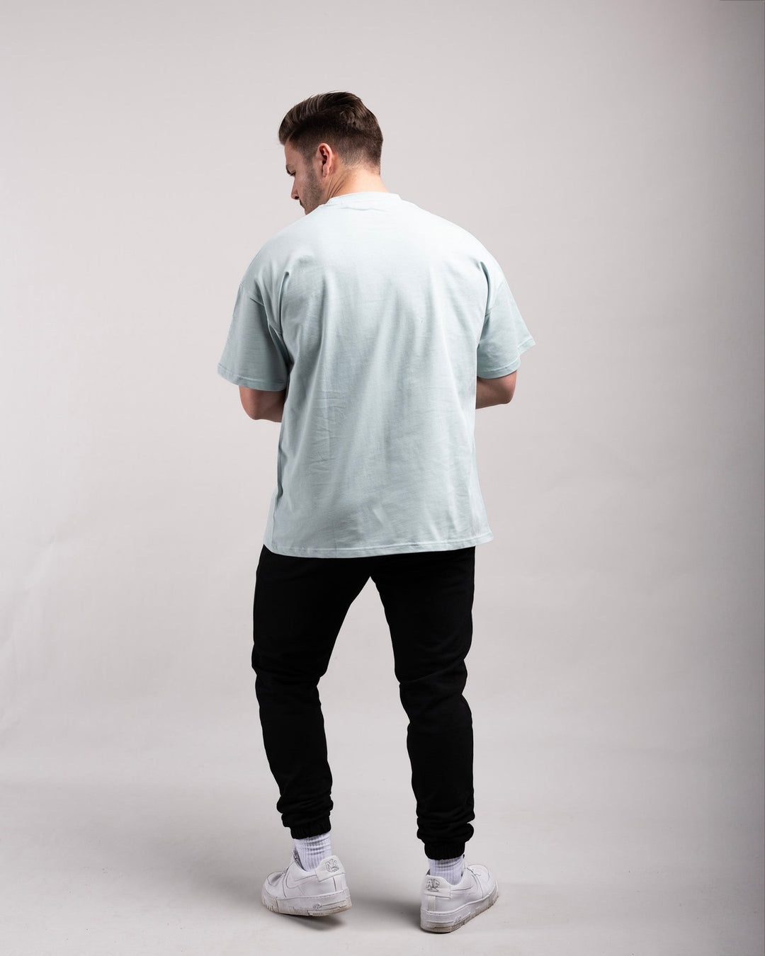 Oversized Tee (Mint Blue) - HQ Basics - Athletic Aesthetics