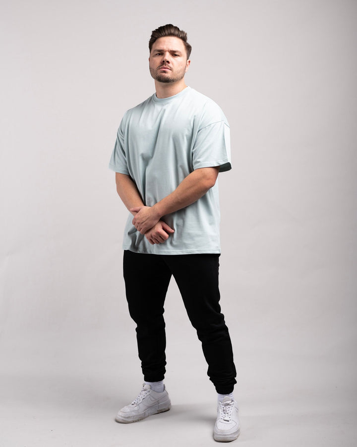 Oversized Tee (Mint Blue) - HQ Basics - Athletic Aesthetics