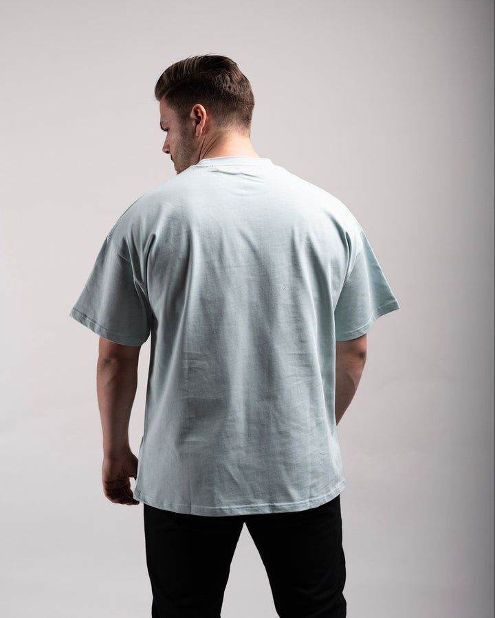 Oversized Tee (Mint Blue) - HQ Basics - Athletic Aesthetics