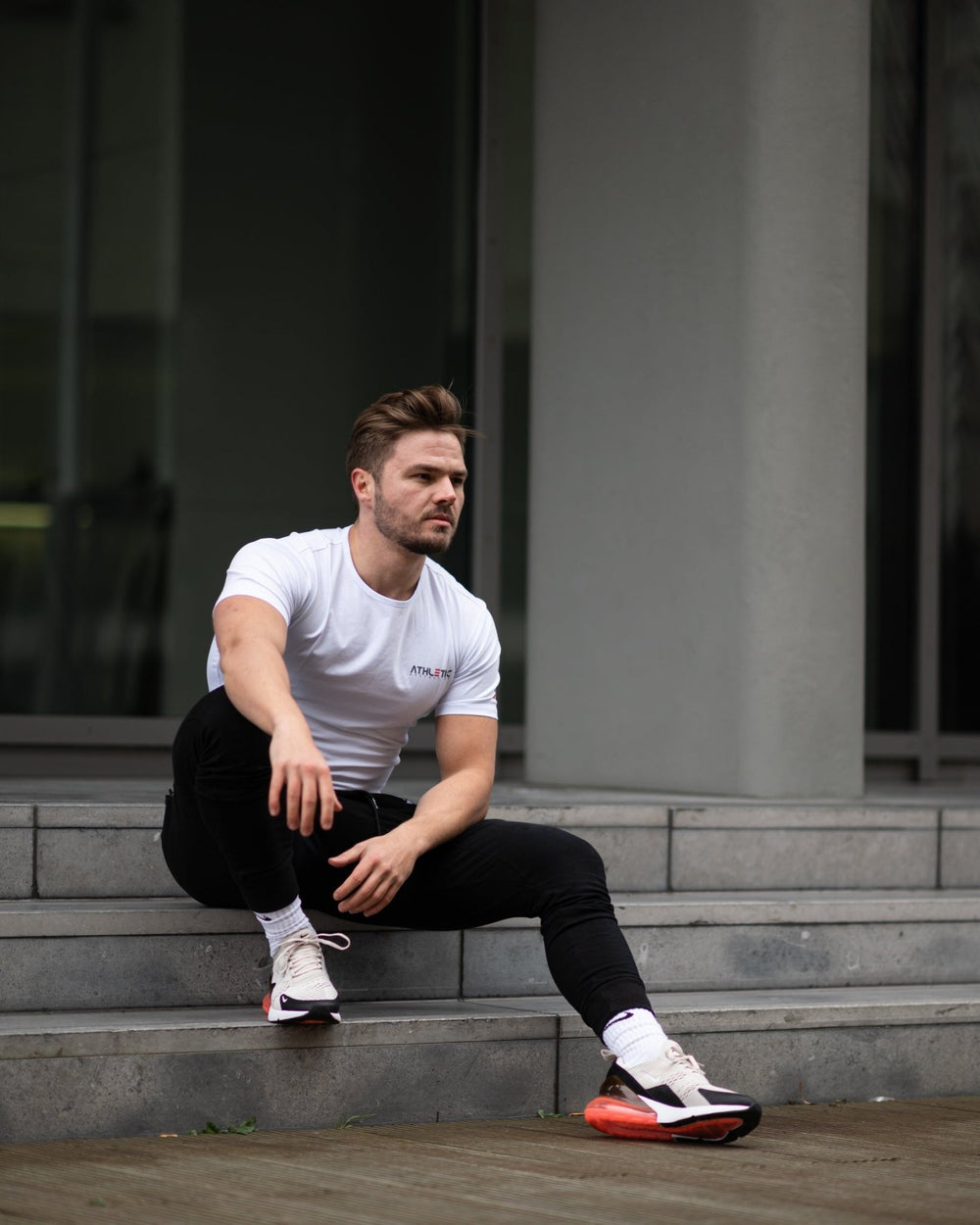 Performance Shirt (White) - Athletic Aesthetics