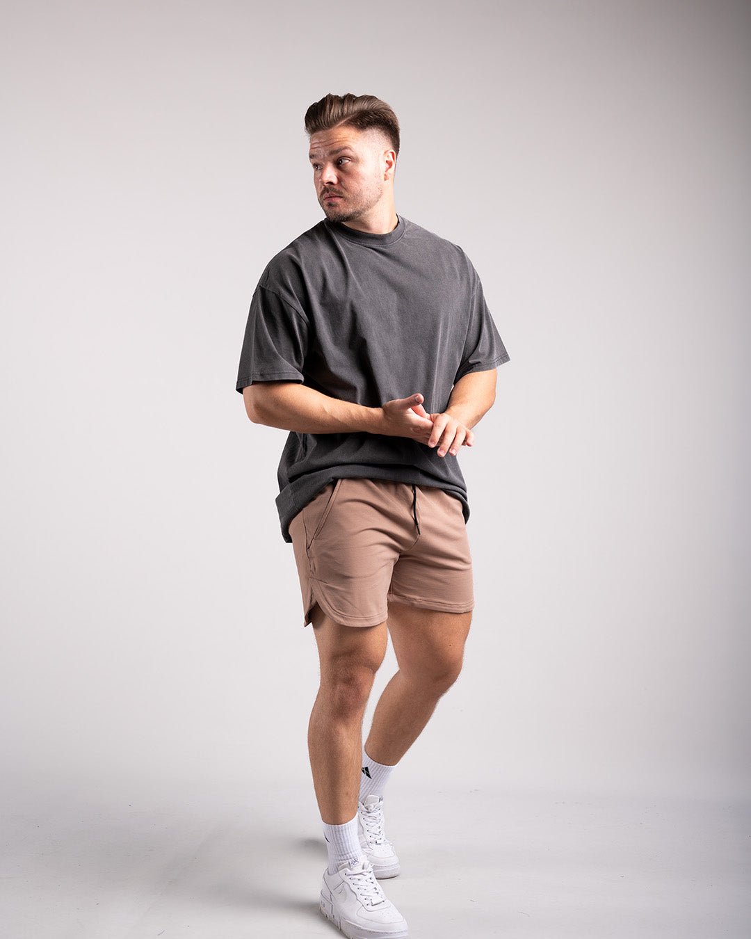 Performance Shorts 2.0 (Brown) - Athletic Aesthetics