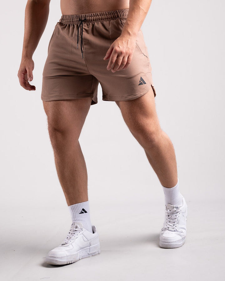 Performance Shorts 2.0 (Brown) - Athletic Aesthetics