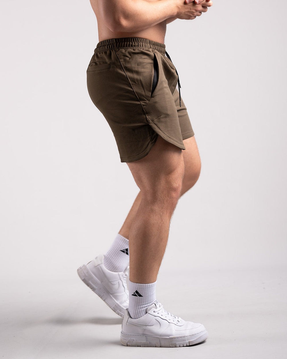 Performance Shorts 2.0 (Olive) - Athletic Aesthetics
