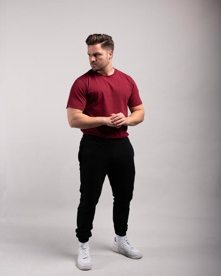 Regular Tee (Burgundy) - HQ Basics - Athletic Aesthetics