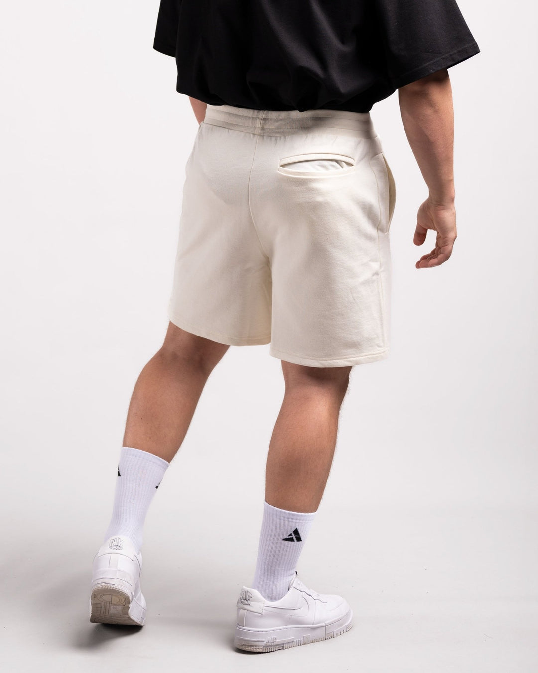 Sweatshorts (Cream) - HQ Basics - Athletic Aesthetics