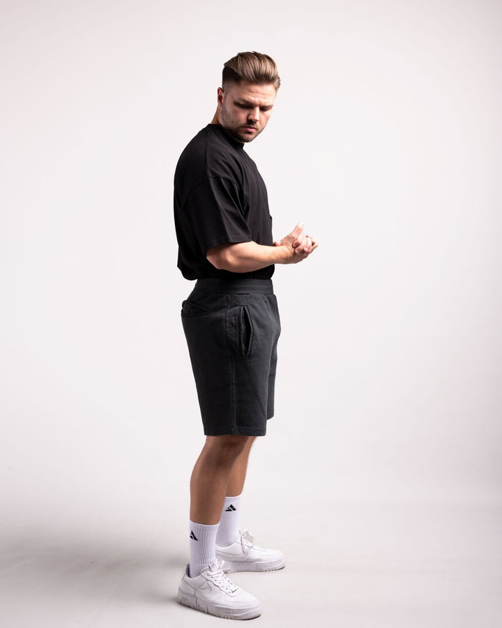 Sweatshorts (Vintage Black) - HQ Basics - Athletic Aesthetics