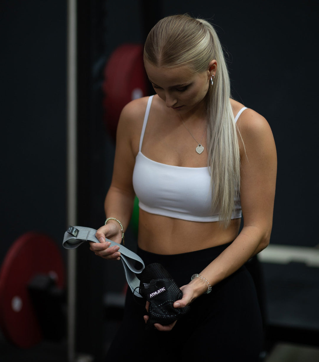 Widerstandsband Textil Grau / Mittel (15kg - 30kg) - Athletic Aesthetics