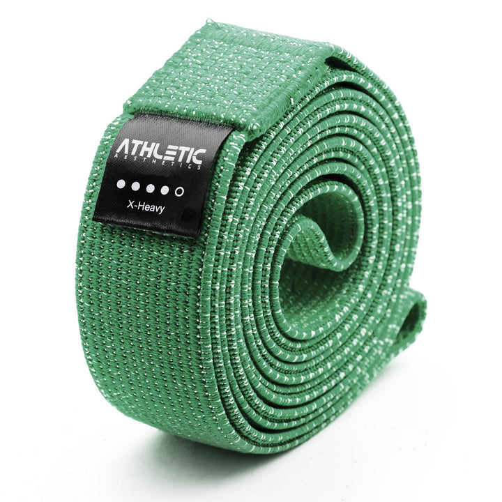 Widerstandsband Textil Grün / Stark (25kg - 45kg) - Athletic Aesthetics