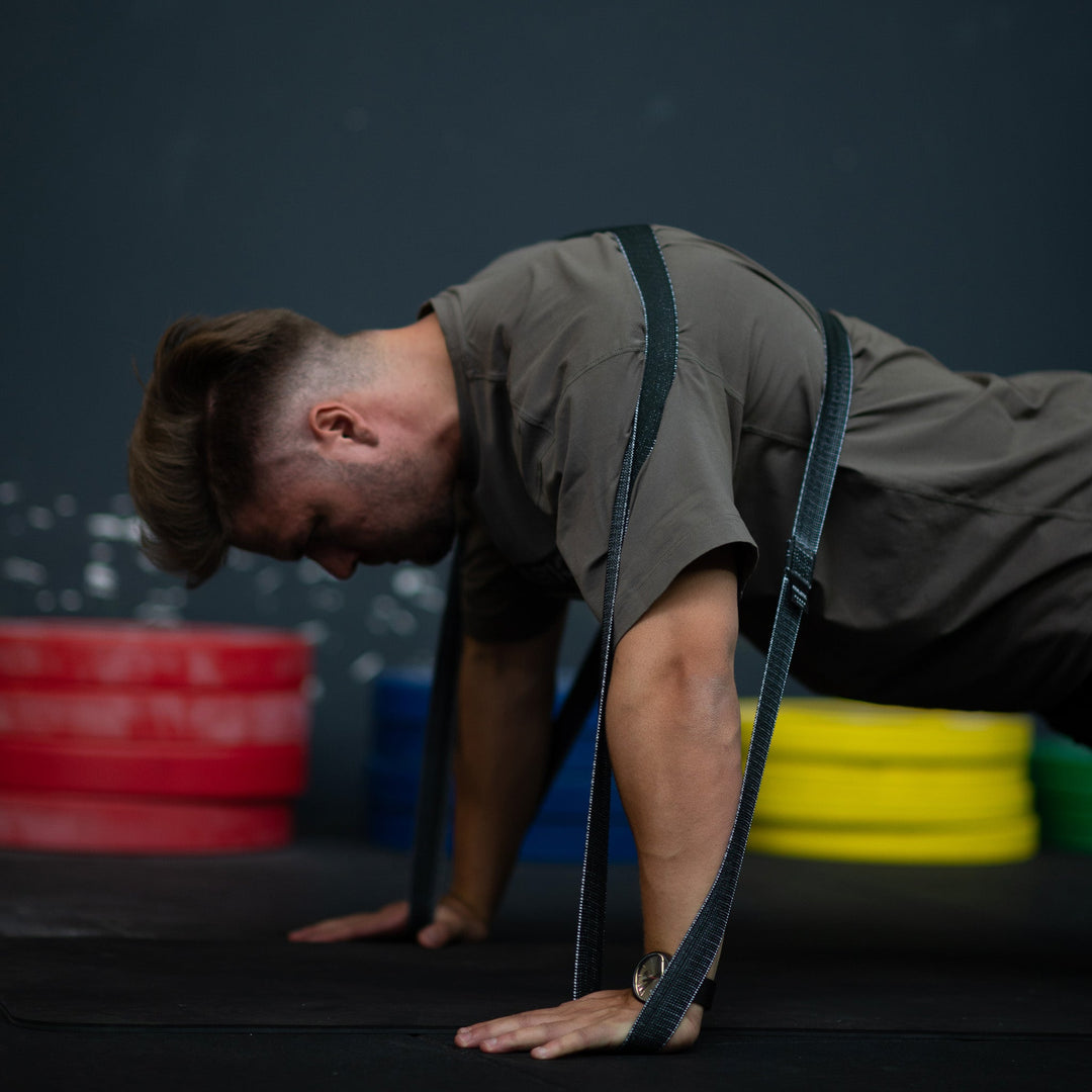 Widerstandsband Textil Schwarz / Leicht (7,5kg - 15 kg) - Athletic Aesthetics