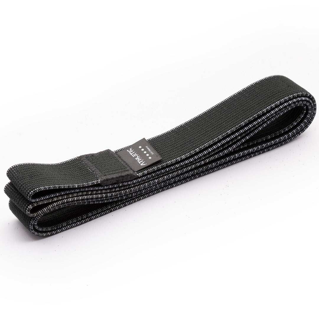 Widerstandsband Textil Schwarz / Sehr stark (35kg - 60kg) - Athletic Aesthetics