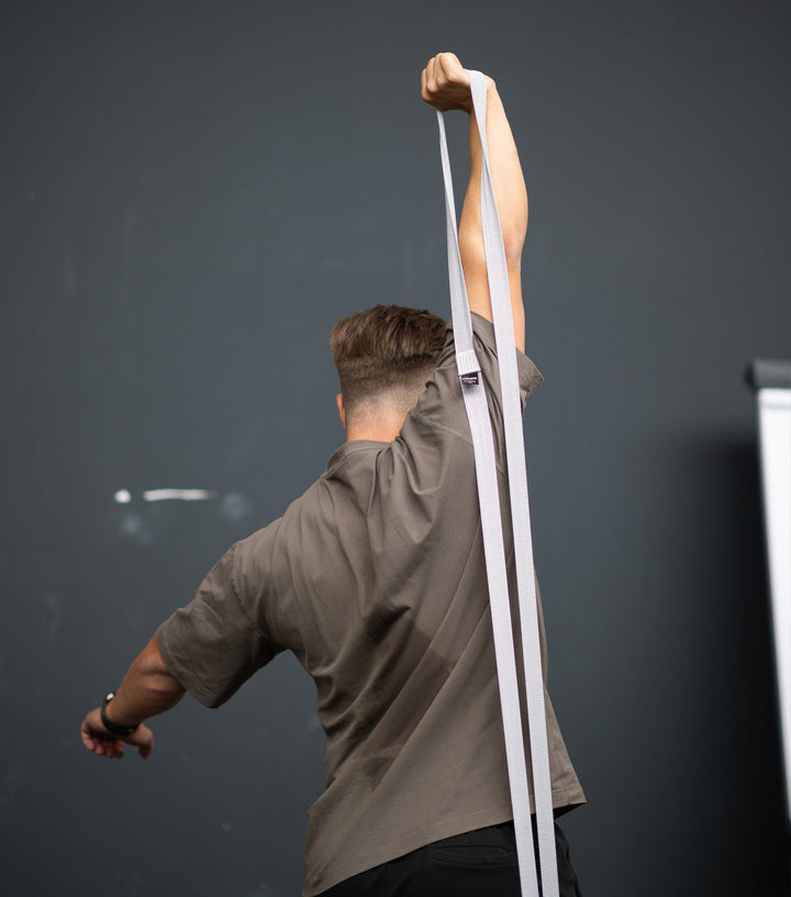 Widerstandsband Textil Sehr hell grau / Sehr leicht (5kg - 10 kg) - Athletic Aesthetics